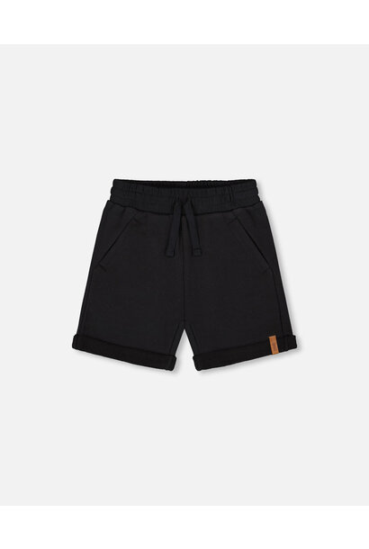 Short COTON NOIR - B.O.Y.S.