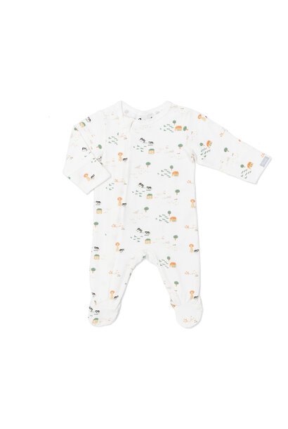 Pyjama à Zipper en Modal - ANIMAUX DE FERME