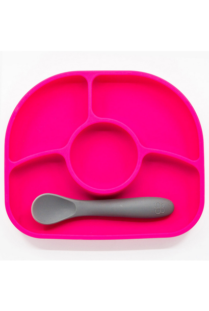 Yümi - Assiette en silicone avec ventouse