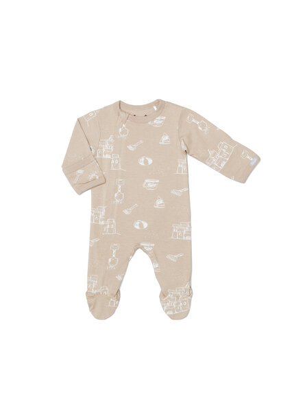 Pyjama à Zipper en Modal - CHÂTEAU DE SABLE