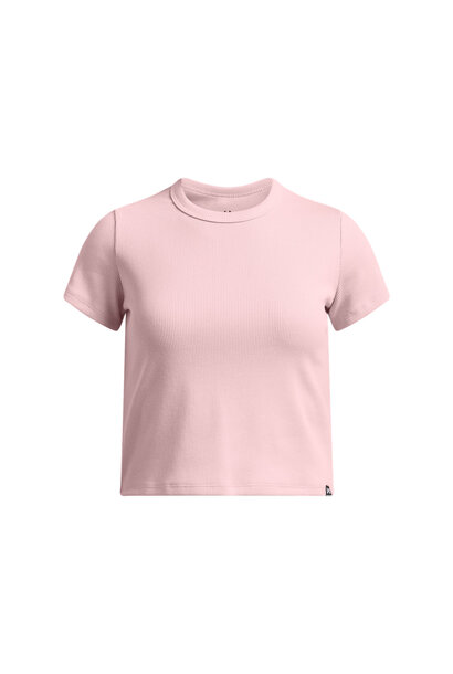 T-Shirt ROSE PÂLE CROP RIVAL RIB  - UA OCEAN