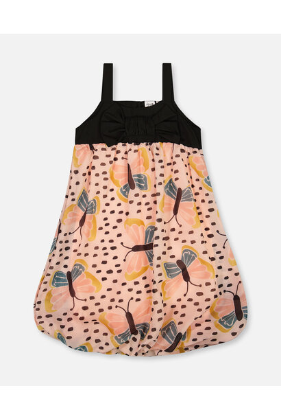 Robe ballon sans manches - LA CHASSE AUX PAPILLONS