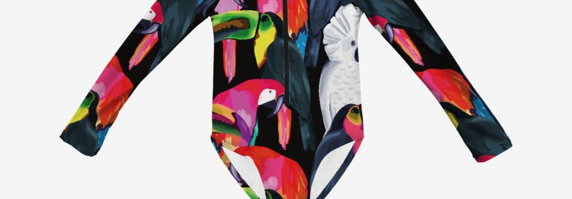 Maillot une pièce manches longues - - OASIS TROPIC