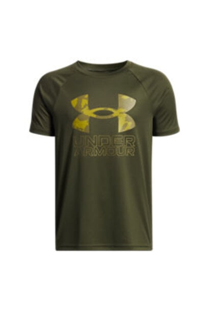 T-Shirt TECH HYBRIDE Khaki - UA SPACES JUNIOR
