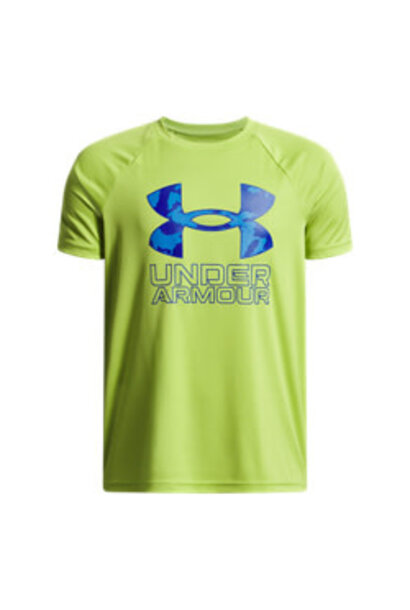 T-Shirt TECH HYBRIDE Vert - UA SPACES JUNIOR