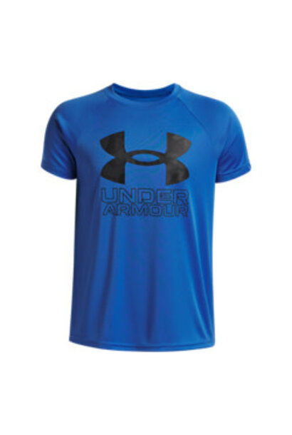T-Shirt TECH HYBRIDE Bleu - UA SPACES JUNIOR