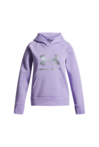 Hoodie RIVAL FLEECE SHIMMER - UA SPACES JUNIOR