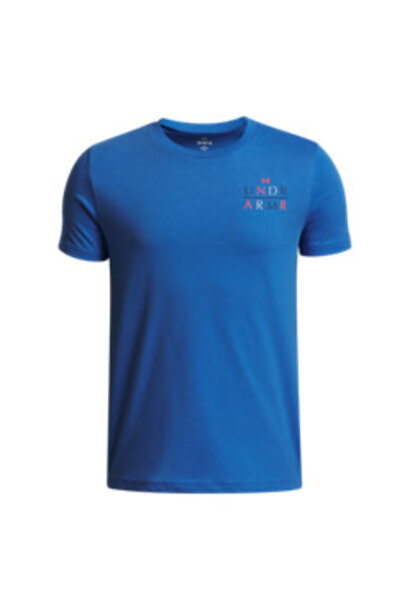 T-Shirt SPORTS ICON Bleu - UA SPACES JUNIOR