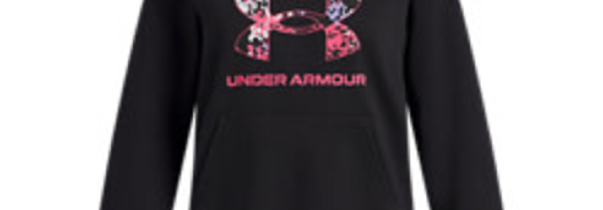 Hoodie RIVAL FLEECE Big Logo Noir - UA SPACES JUNIOR