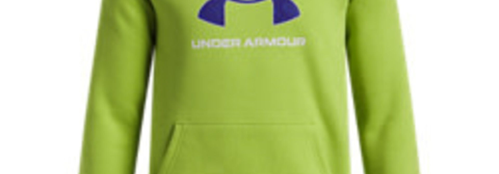 Hoodie RIVAL FLEECE Big Logo Vert - UA SPACES JUNIOR