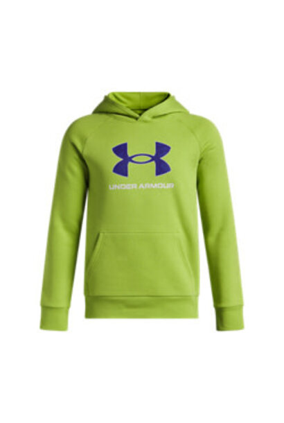 Hoodie RIVAL FLEECE Big Logo Vert - UA SPACES JUNIOR