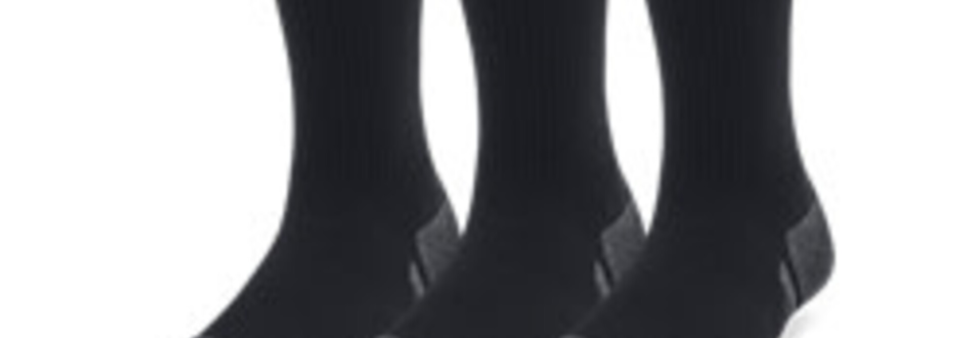 Chaussettes hautes Performance Tech 3PACK Noir- UA BASIC JUNIOR