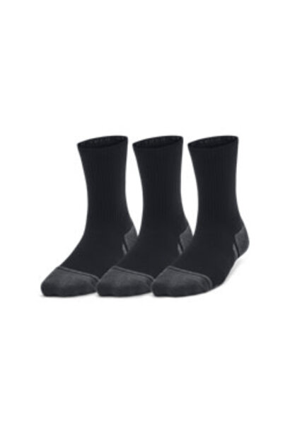 Chaussettes hautes Performance Tech 3PACK Noir- UA BASIC JUNIOR