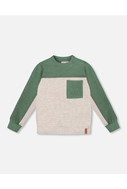 Chandail Ouaté vert/gris - B.O.Y.S.