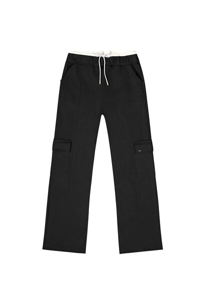 Pantalon Ouaté CARGO NOIR - GLOSS