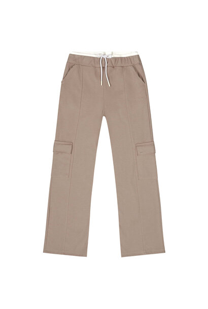 Pantalon Ouaté CARGO BEIGE - GLOSS