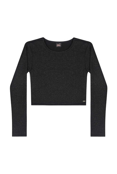 Chandail CROP brillant - GLOSS de LUXE