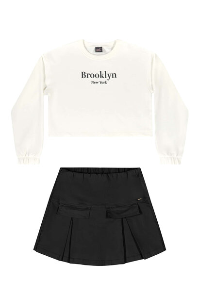 Jupe-Culotte et Crop BROOKLYN GLOSS