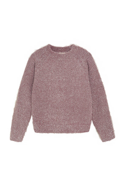 Chandail Peluche Brillant - CHERRY
