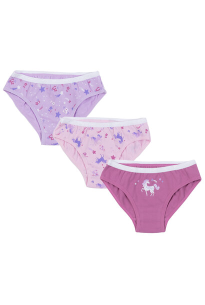 Culottes, paquet de 3 - LICORNES FANTASTIQUES