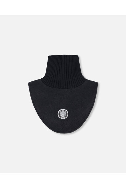 Cache-cou col roulé en tricot et en polar - ANTHRA