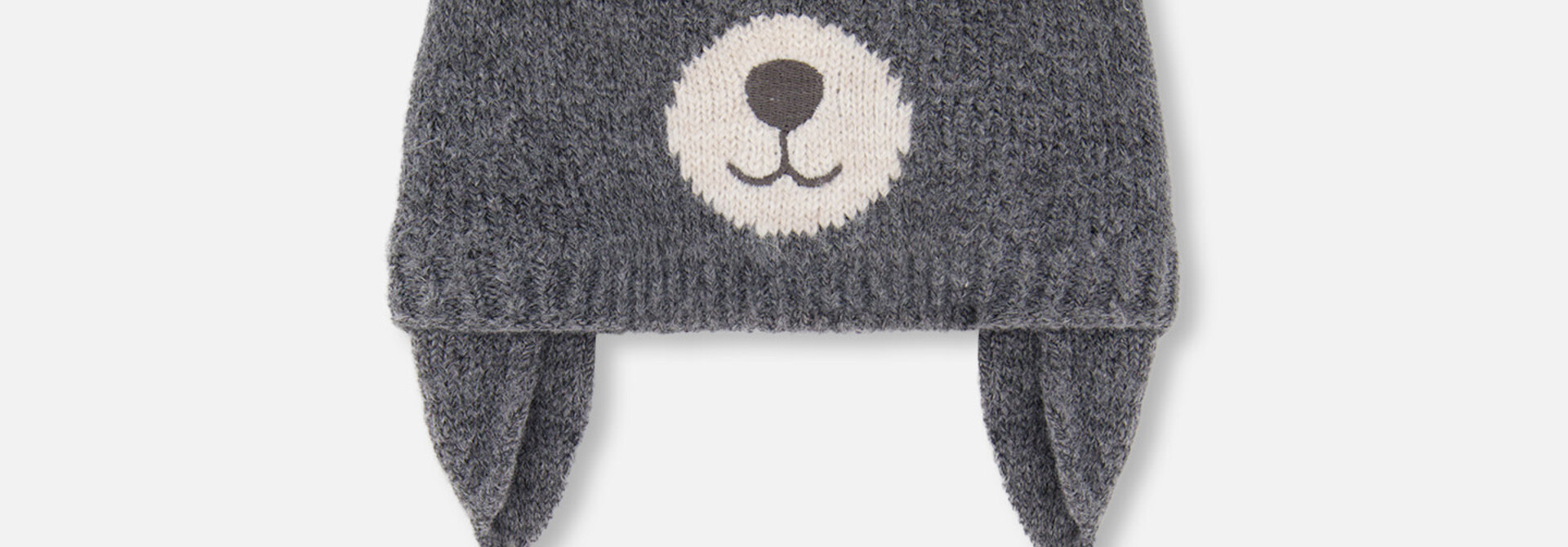 Tuque d'hiver en tricot avec oreilles (doublé) - ANIMAUX FUSAIN