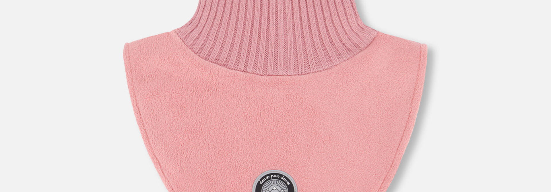 Cache-cou col roulé en tricot et en polar - ROSE BRID