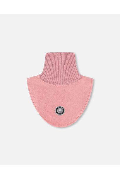 Cache-cou col roulé en tricot et en polar - ROSE BRID
