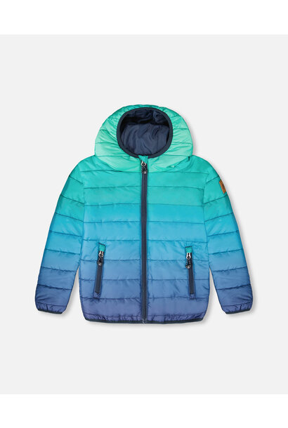 Manteau mi-saison matelassé - BUBBLE BLEU