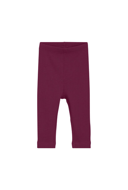 Leggings RIB - COULIS FRAMBOISE