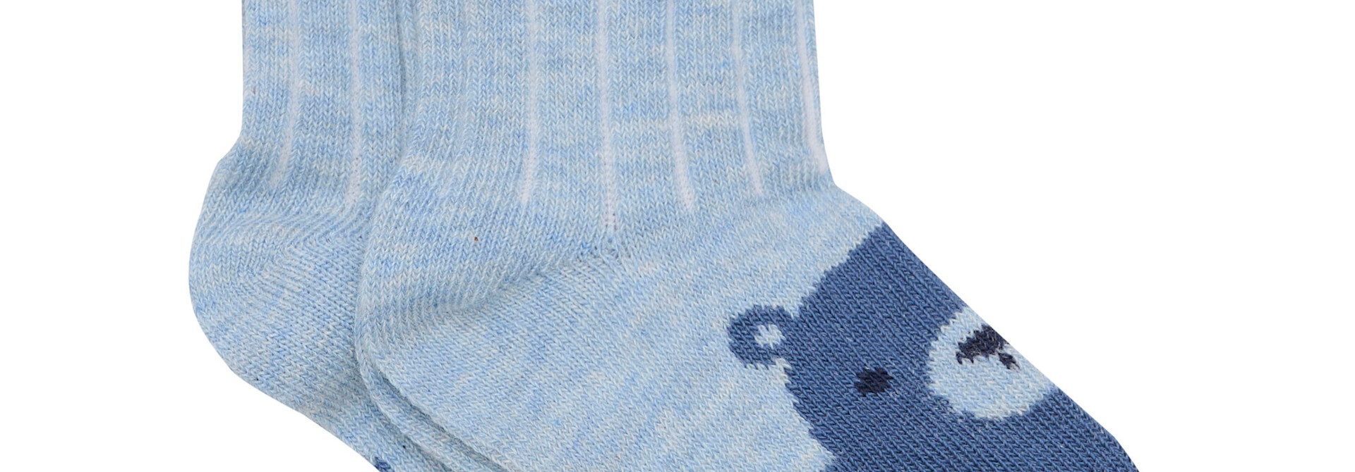 Chaussettes PQT DE 2 - OURS BLEU