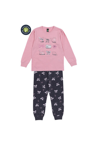 Collection des fêtes - Pyjama CHATS BOUCLÉS