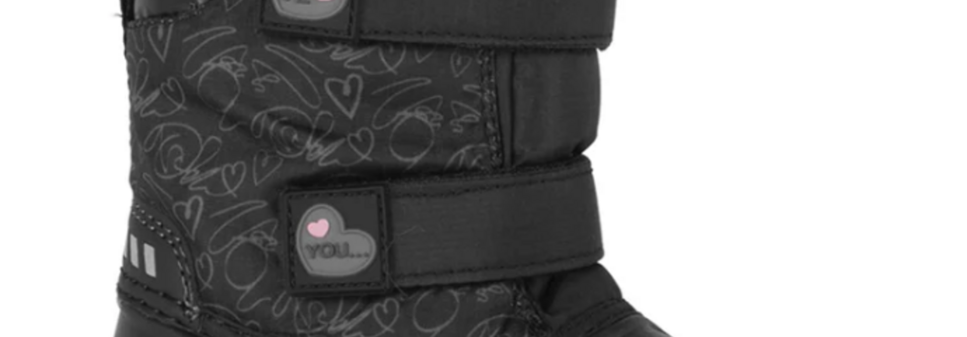 FUNKY - Bottes d'hiver Junior (Noir Peluche)