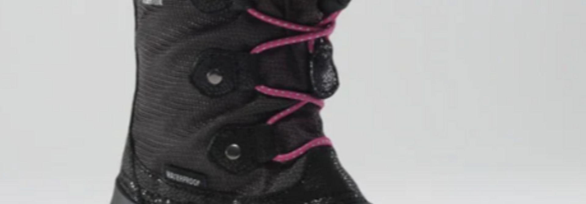 POWDERY3 - Bottes d'hiver junior (Charbon)