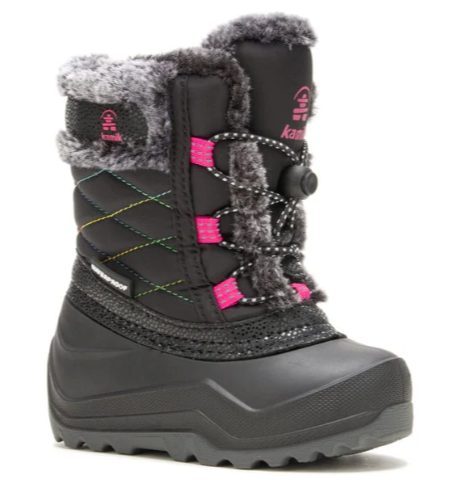STAR4T - Bottes d'hiver enfant (Noir)-2