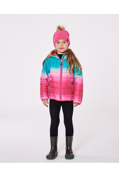 Manteau mi-saison matelassé - BUBBLE BLEU