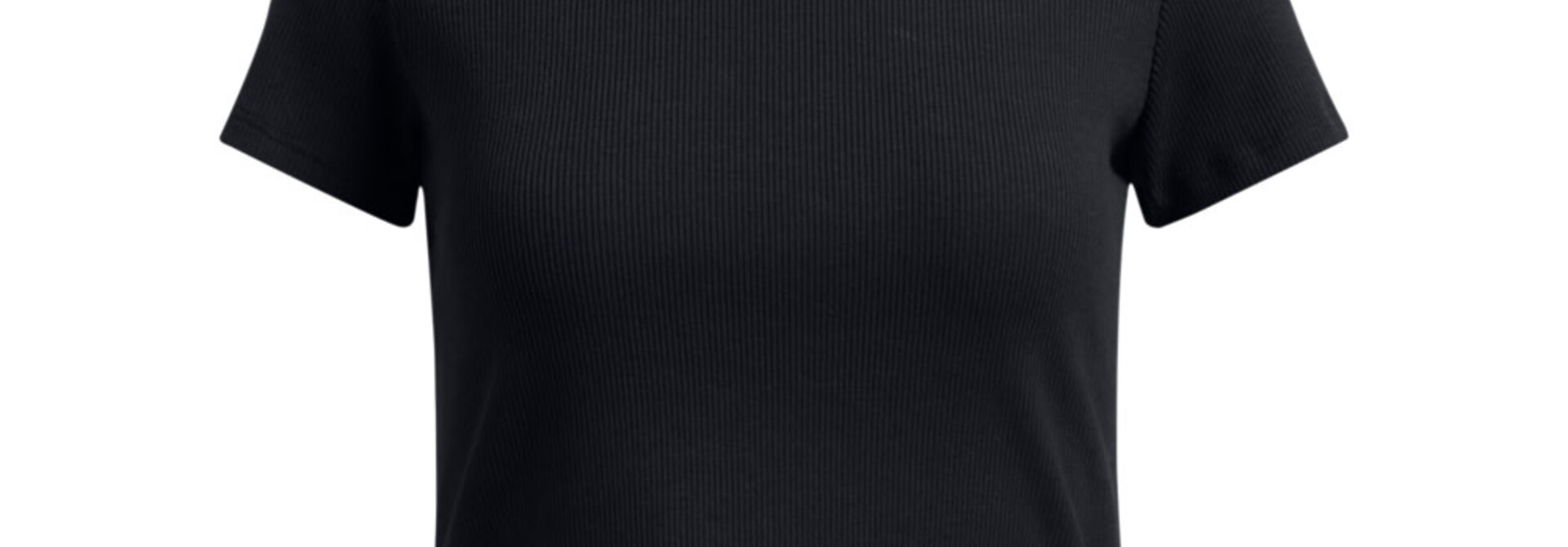 T-Shirt NOIR RIVAL RIB