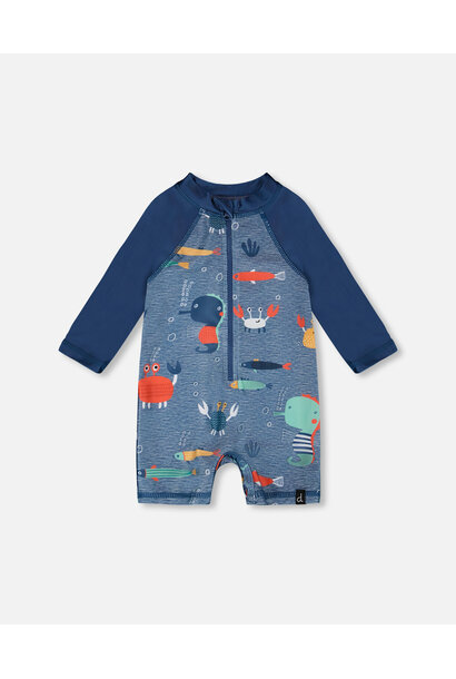 Rashguard une pièce - COMME UN POISSON DANS L'EAU