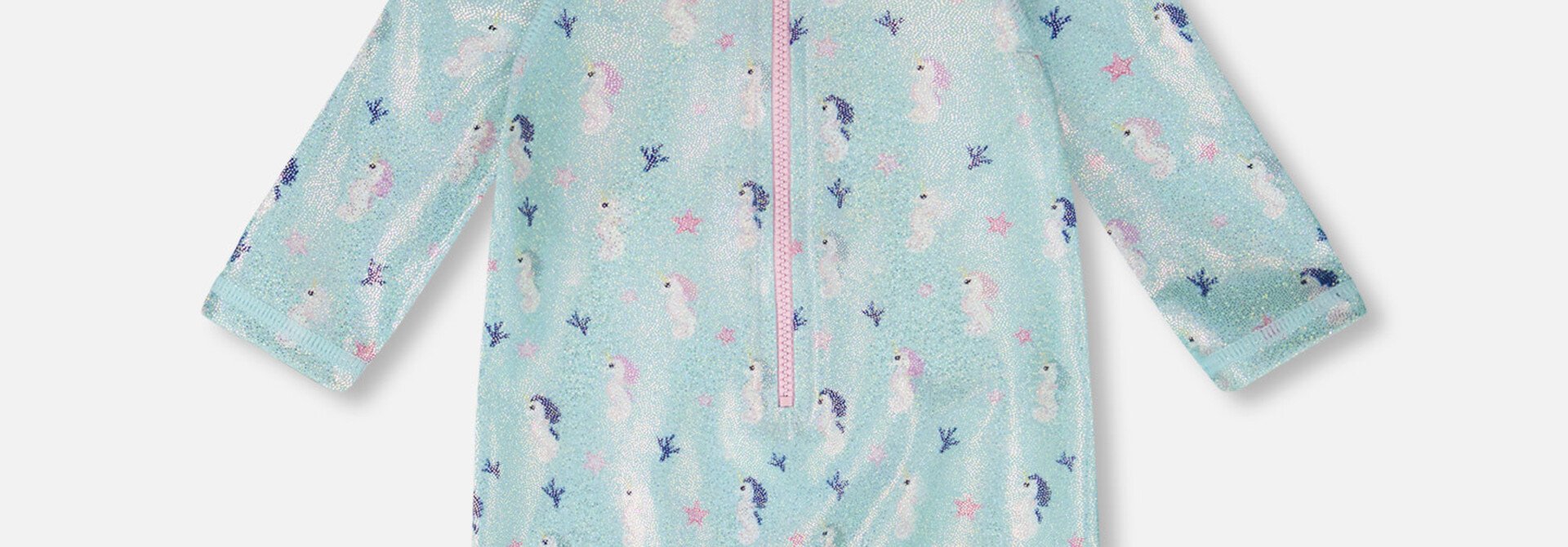 Rashguard une pièce HIPPOCAMPES - COMME UN POISSON DANS L'EAU