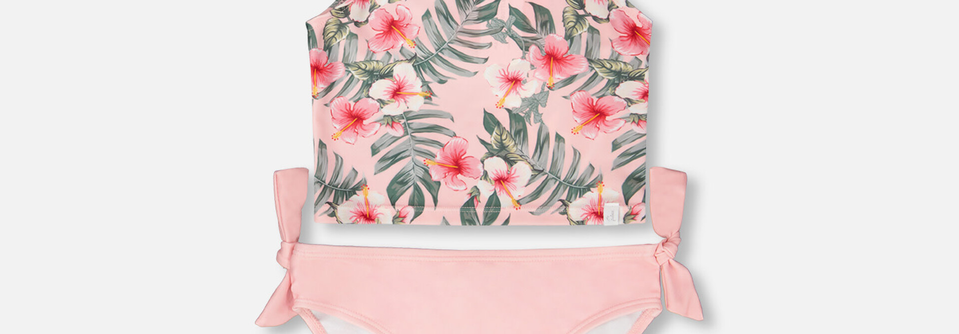 Maillot de bain deux pièces HIBISCUS - COMME UN POISSON DANS L'EAU