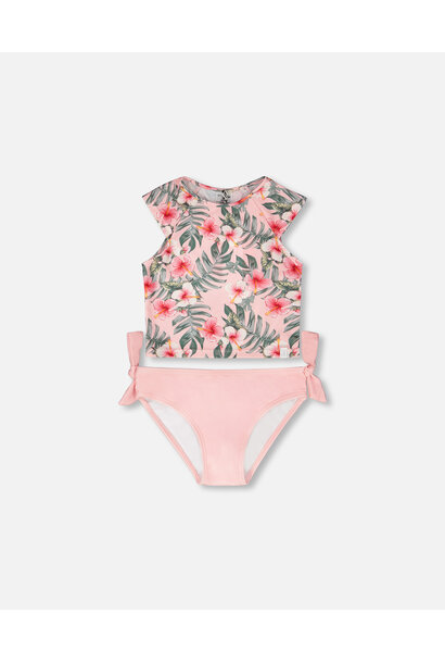 Maillot de bain deux pièces HIBISCUS - COMME UN POISSON DANS L'EAU