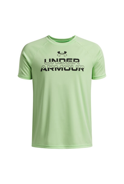 T-Shirt Lime TECH SPLIT WORDMARK JUNIOR