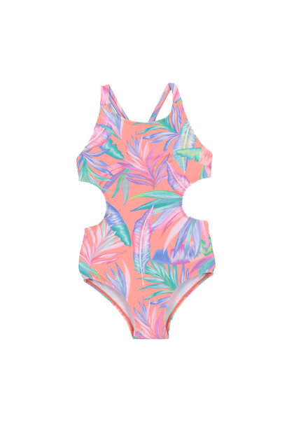 Maillot UV une-pièce - FEUILLAGE TROPICAL