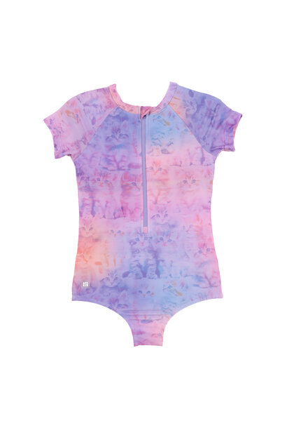 Maillot UV une-pièce RASHGUARD - CHATS DISCO