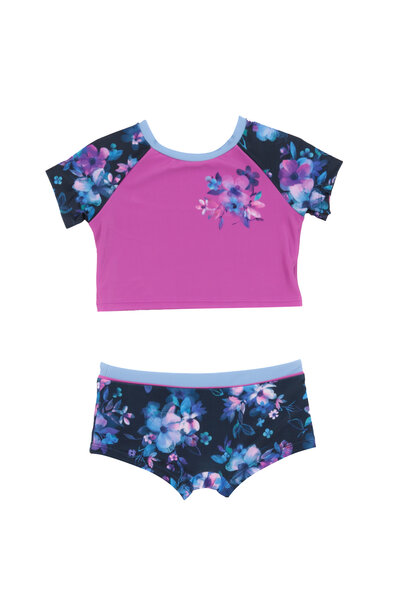 Maillot UV deux-pièces - FLEUR DIGITALE