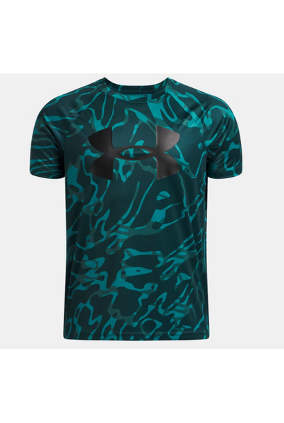 T-Shirt Vert TECH BIG LOGO JUNIOR