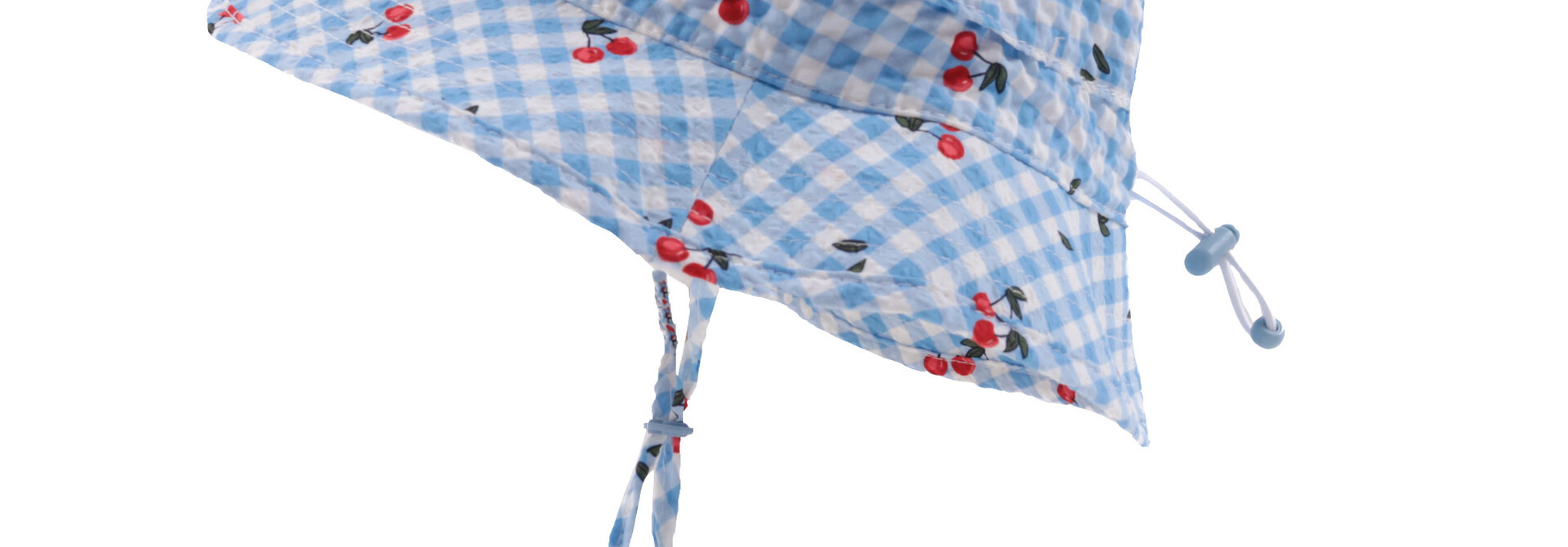 Chapeau UV MINI - VICHY CERISE