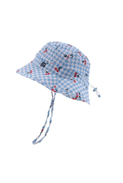 Chapeau UV MINI - VICHY CERISE