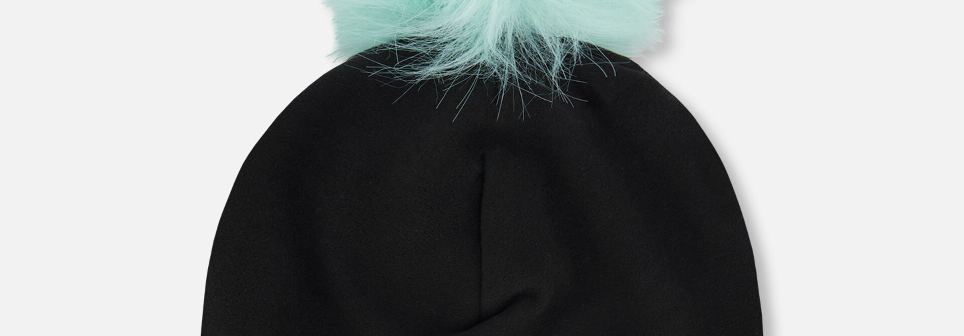 Bonnet en jersey avec pompom - NOIR CLASS