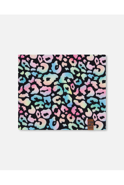 Cache-cou en jersey - LÉOPARD